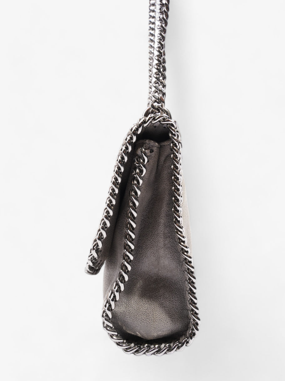 Stella McCartney Falabella Flap Grey Leather Image 4