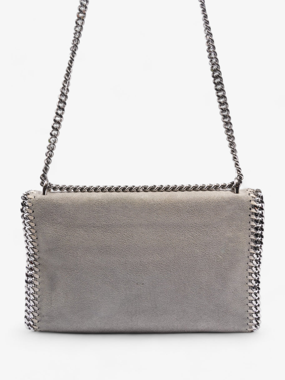 Stella McCartney Falabella Flap Grey Leather Image 5