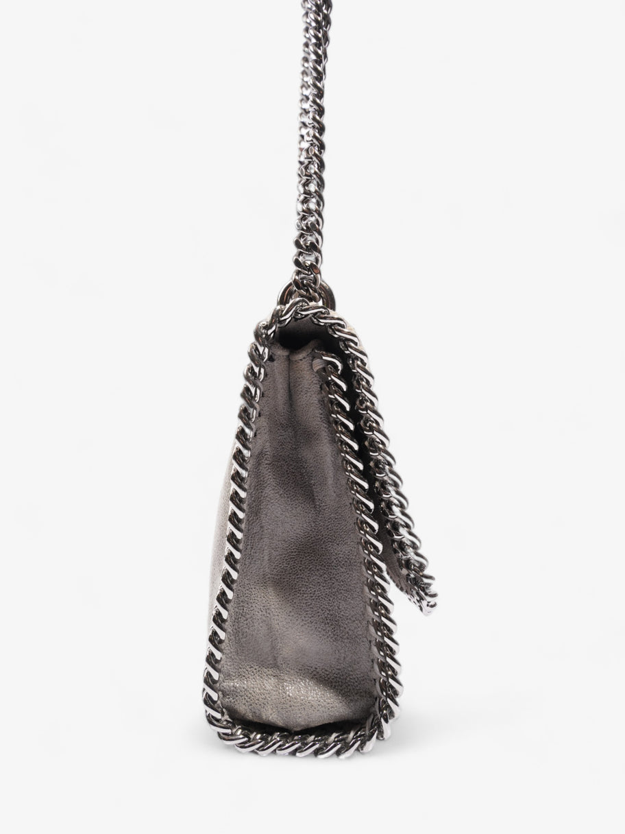 Stella McCartney Falabella Flap Grey Leather Image 6