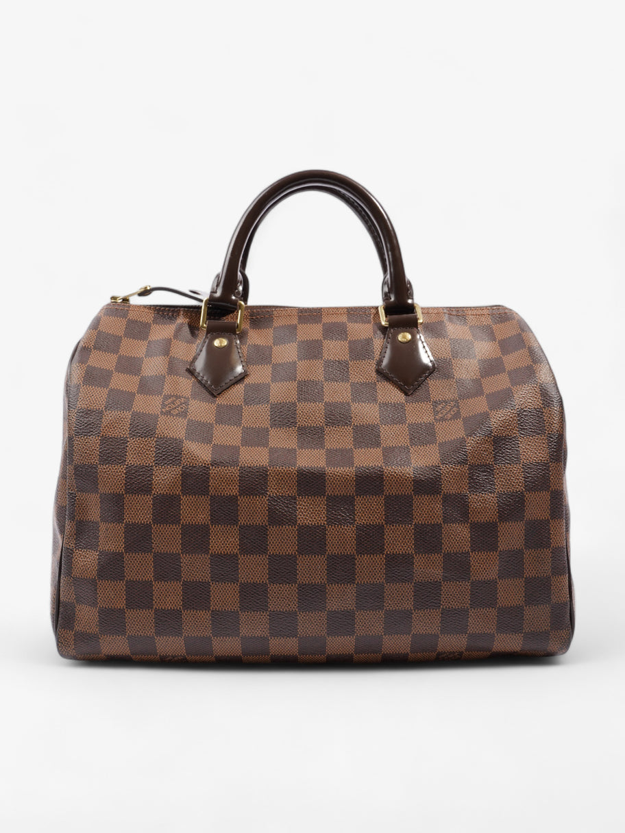 Speedy Damier Ebene Coated Canvas 30 Image 4