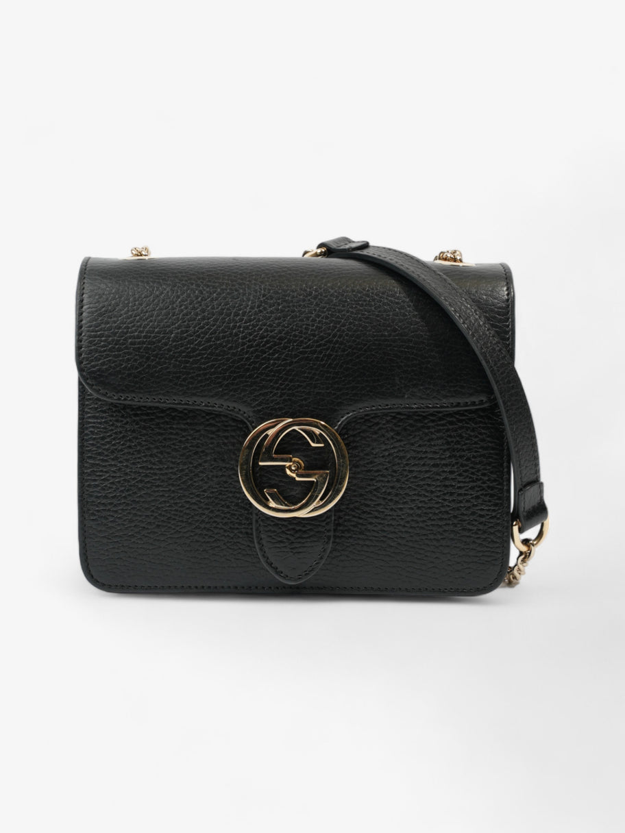 Gucci Interlocking Bag Black Leather Image 1