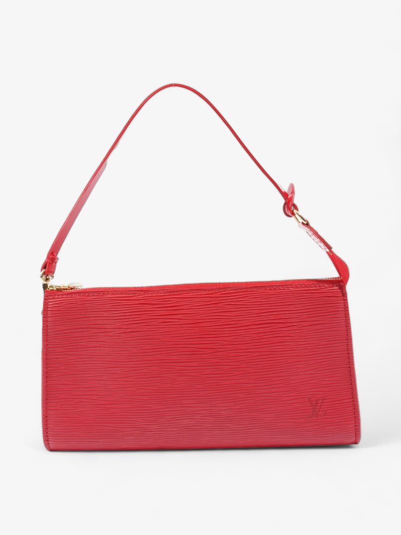  Louis Vuitton Pochette Accessoires Red Epi Leather