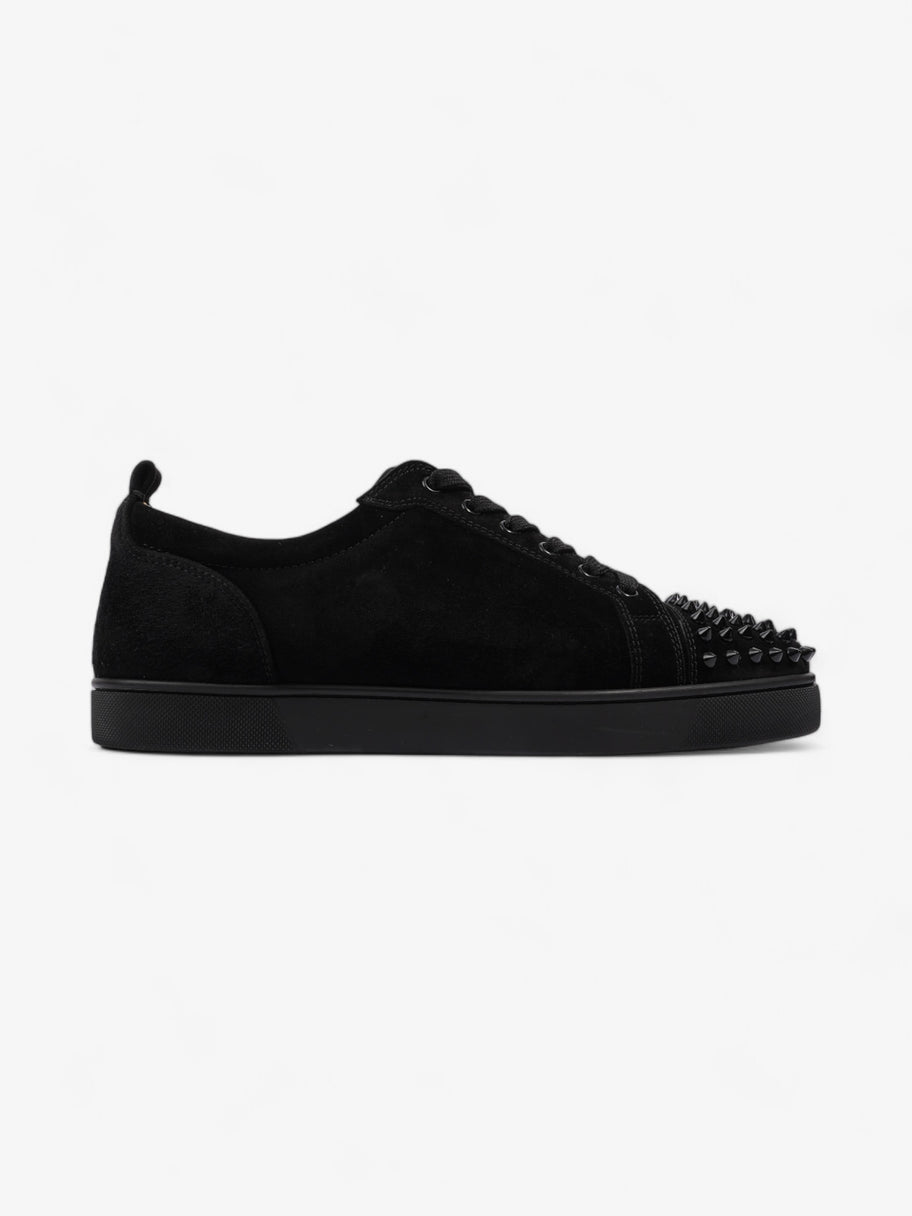 Christian Louboutin Louis Junior Spikes Sneakers Black Suede EU 43 UK 9 Image 1