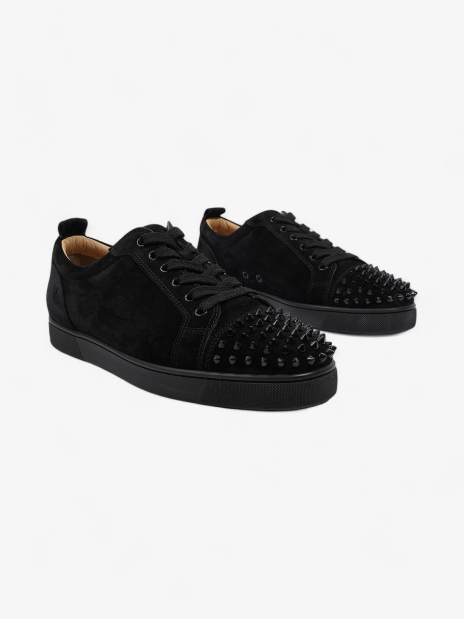 Christian Louboutin Louis Junior Spikes Sneakers Black Suede EU 43 UK 9 Image 2