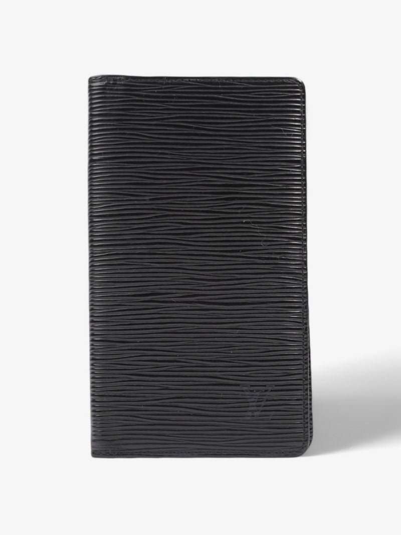  Louis Vuitton Pocket Agenda Cover Black Epi Leather