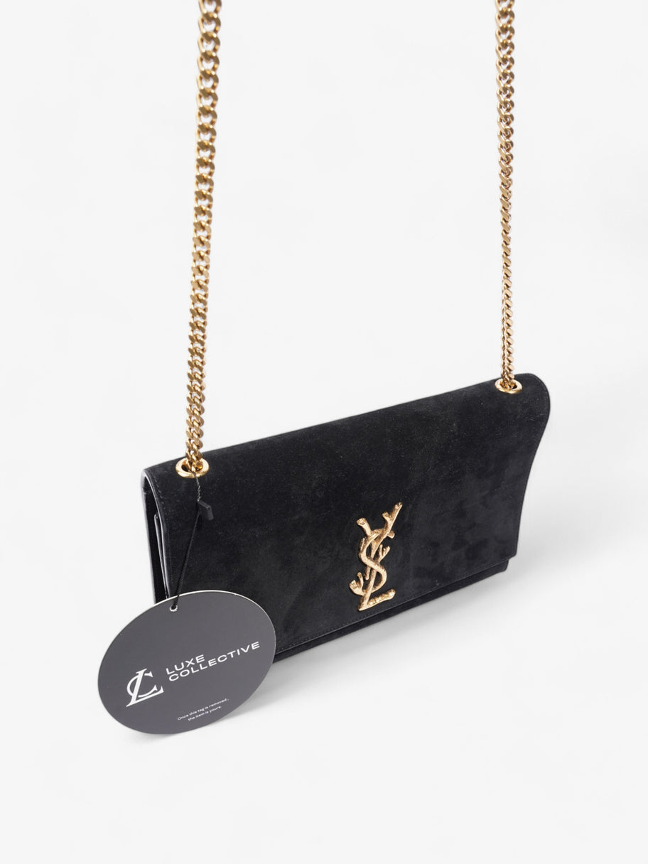 Saint Laurent Kate Black Suede Medium Image 10