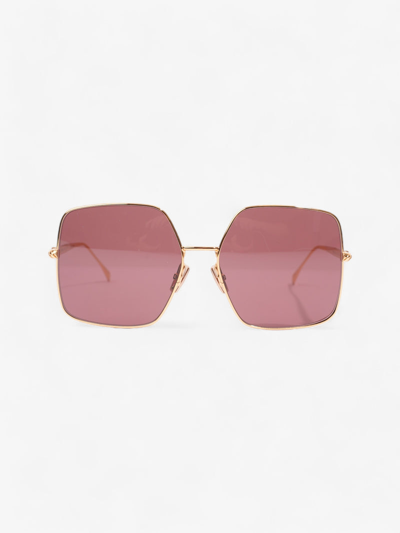  Fendi FF Sunglasses Gold Acetate 145mm