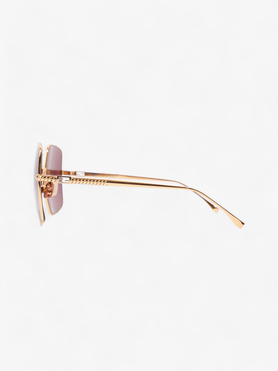 Fendi FF Sunglasses Gold Acetate 145mm Image 2