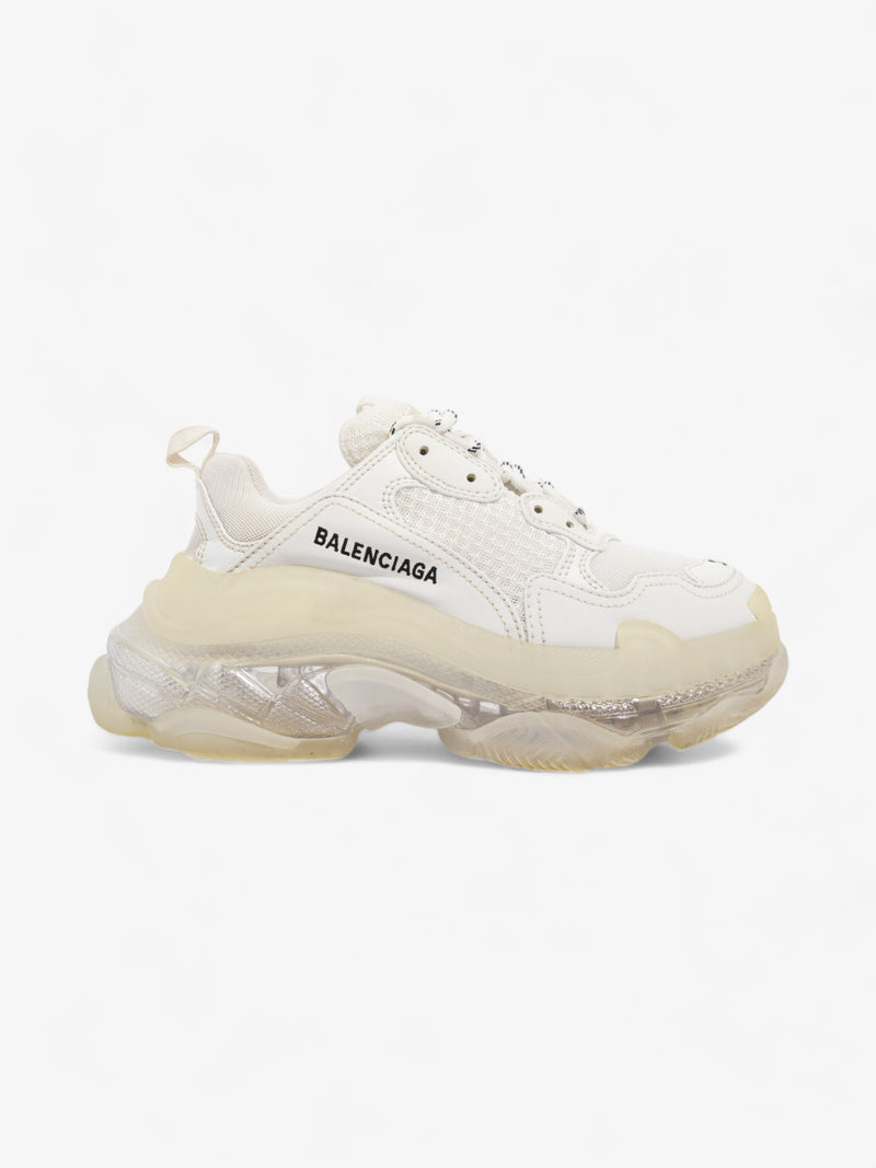  Balenciaga Triple S Clear Sole White Mesh EU 36 UK 3