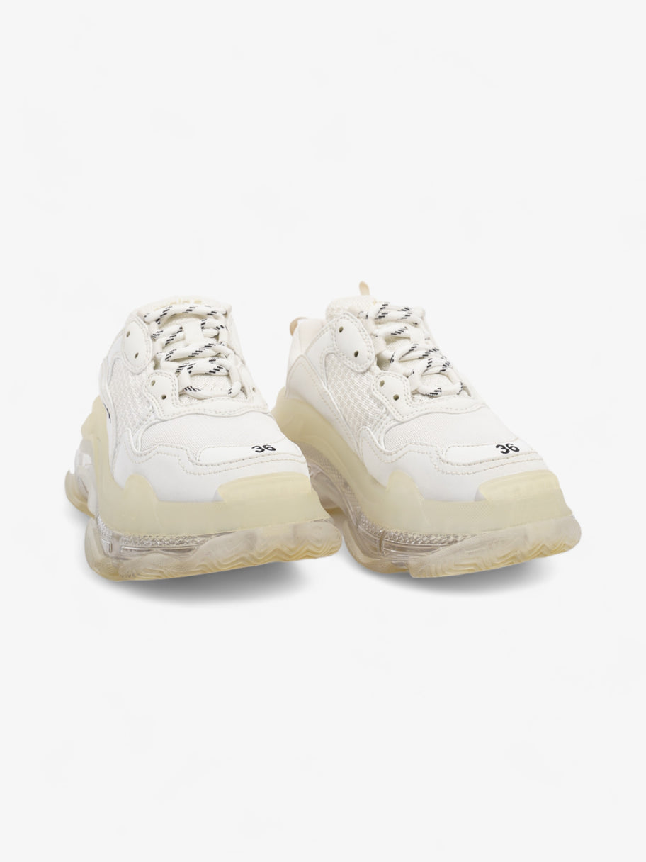 Balenciaga Triple S Clear Sole White Mesh EU 36 UK 3 Image 2