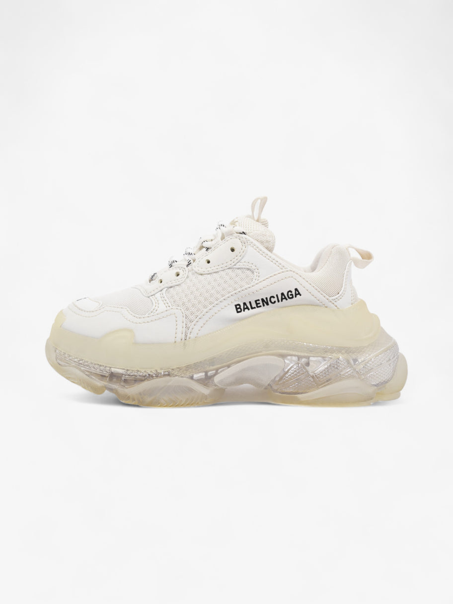 Balenciaga Triple S Clear Sole White Mesh EU 36 UK 3 Image 5