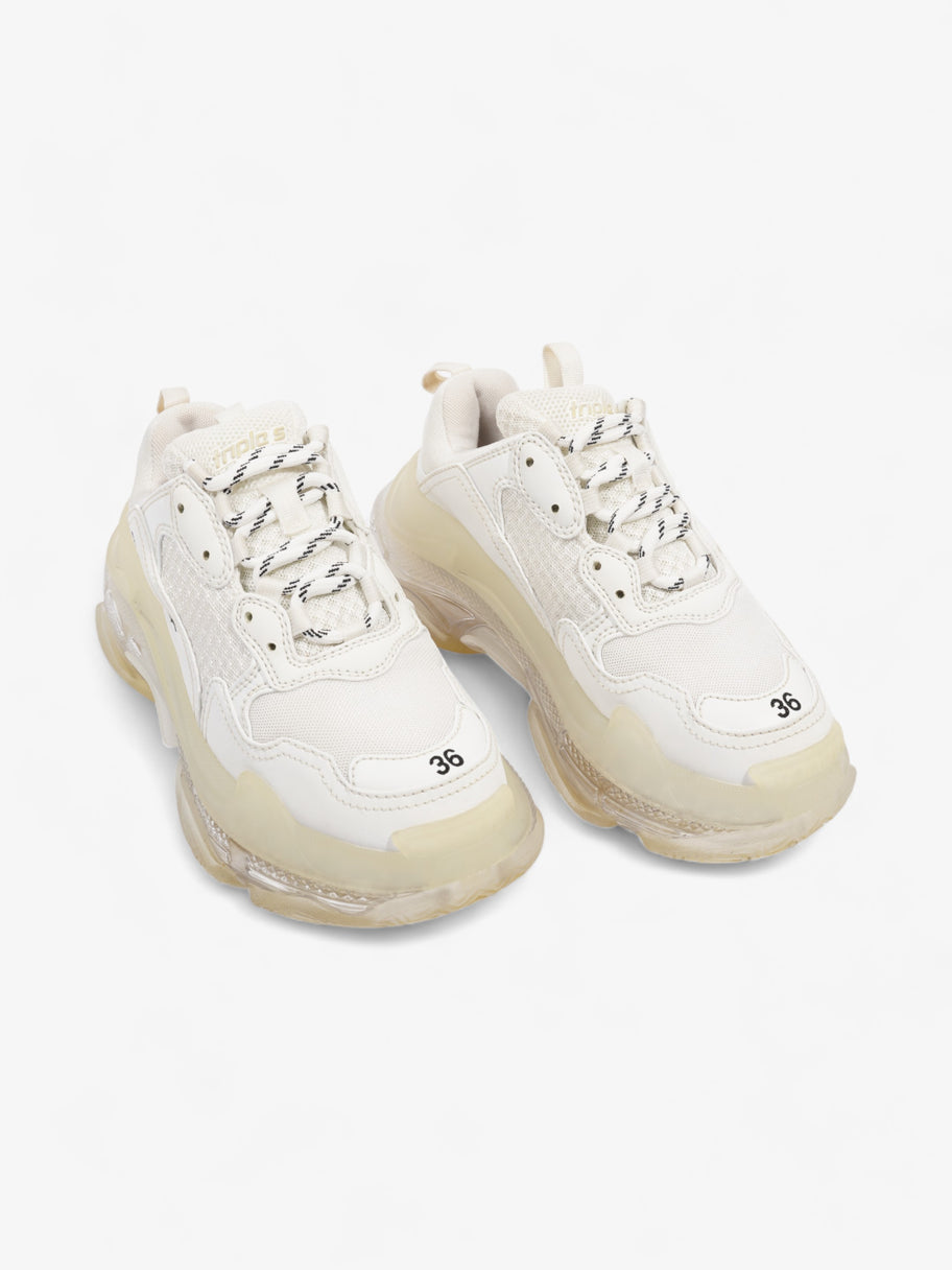 Balenciaga Triple S Clear Sole White Mesh EU 36 UK 3 Image 8