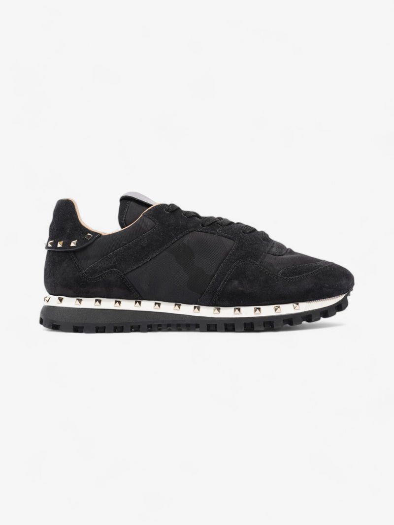  Valentino Rockstud Sneakers Black Suede EU 37 UK 4