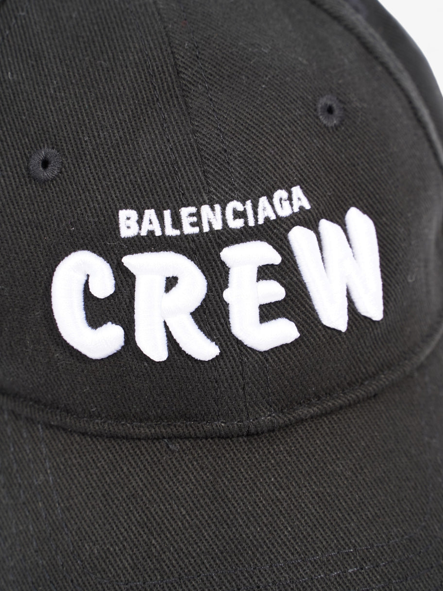 Balenciaga Crew Cap Black Cotton L Image 5