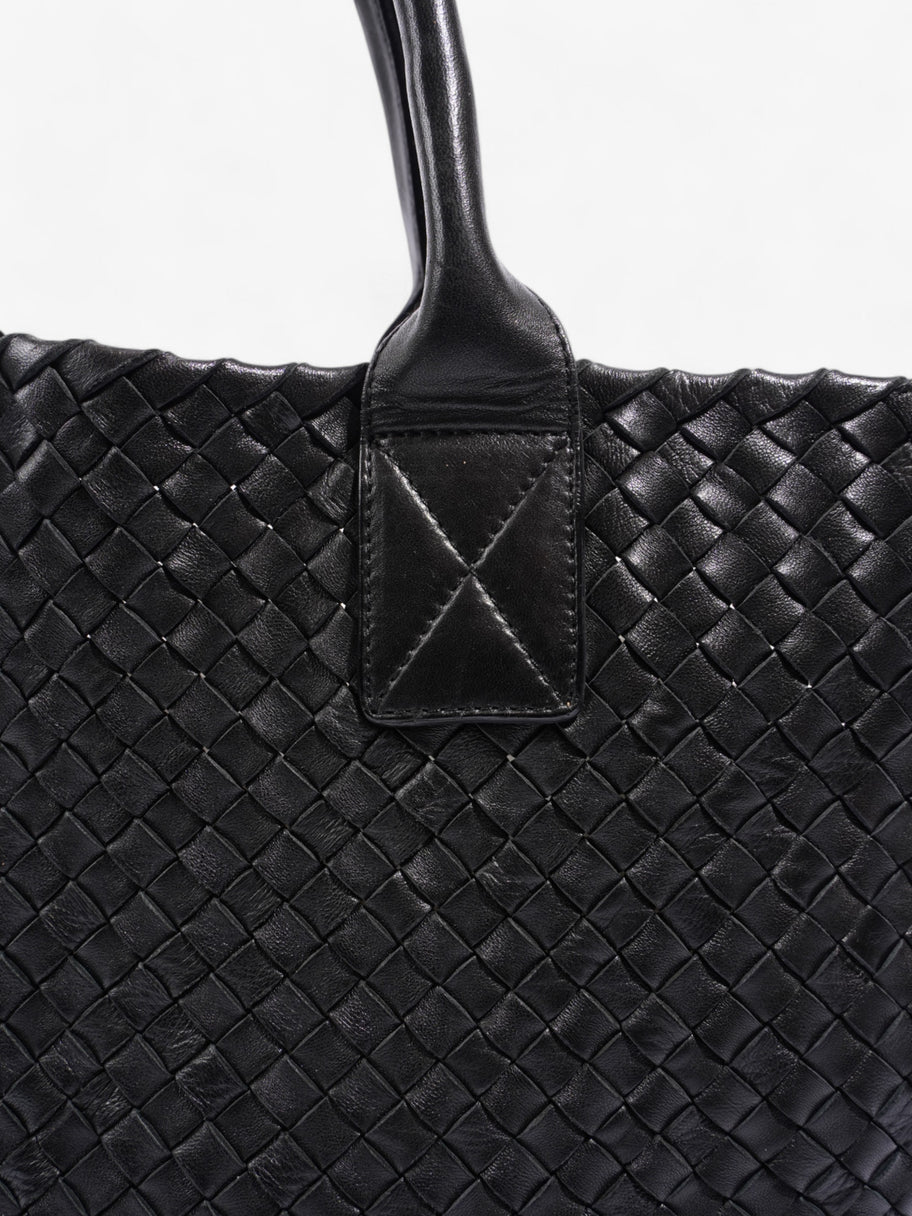 Bottega Veneta Tote Bag Black Intrecciato Leather Large Image 7