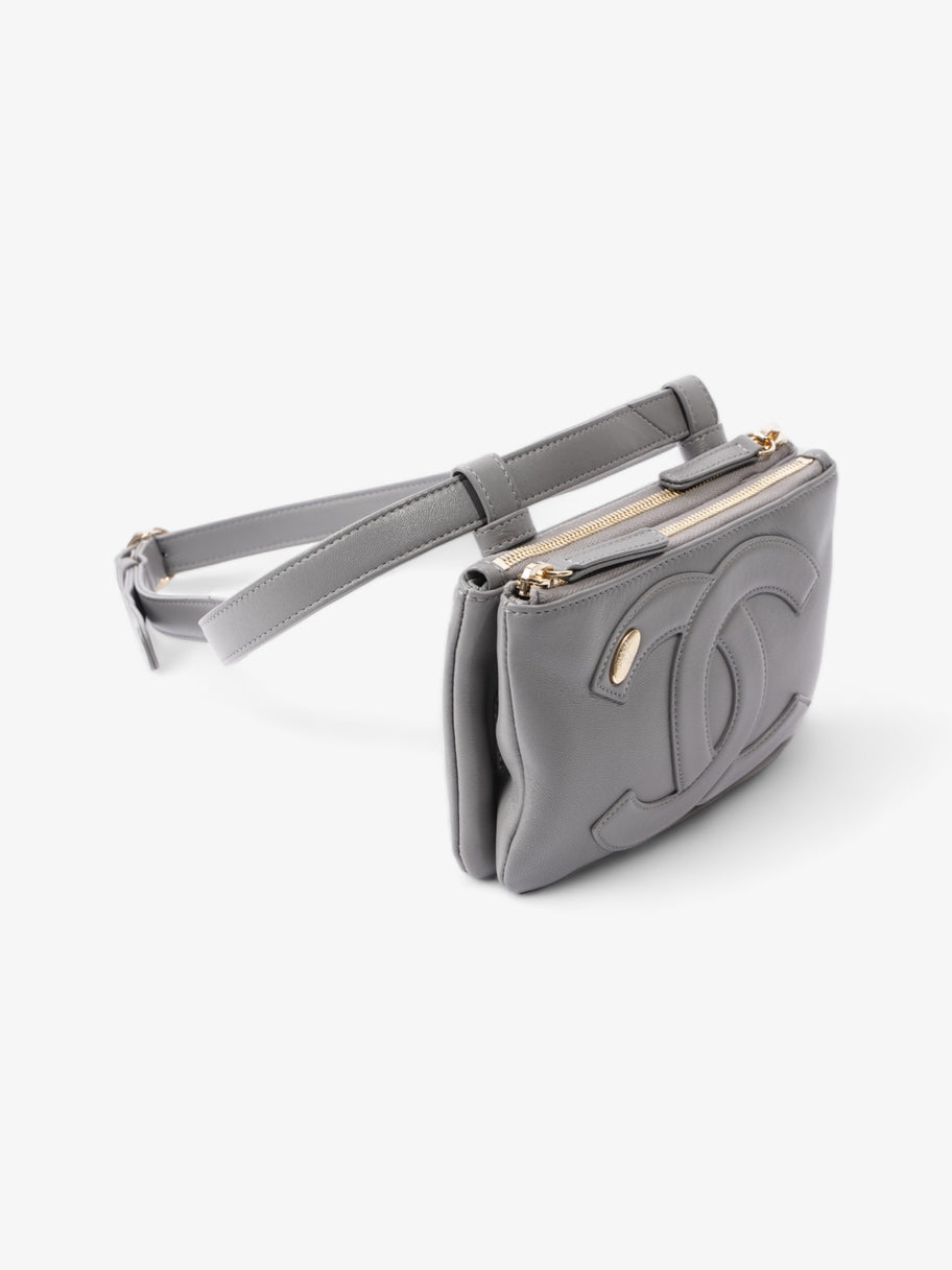 CC Belt Bag Grey Leather Image 7