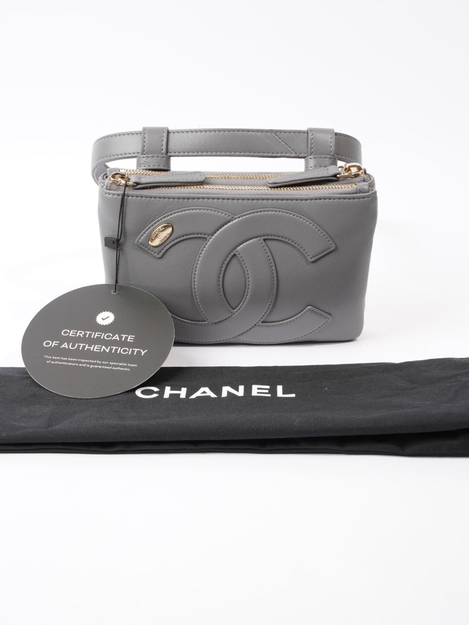 CC Belt Bag Grey Leather Image 10