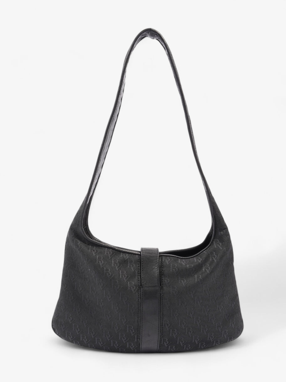 Bottega Veneta Montaigne Shoulder Bag Black Canvas Image 3