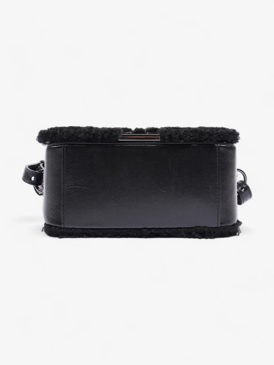 Montone Flap Bag Black Shearling Image 6