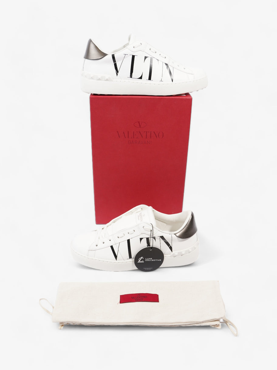 Valentino VL7N Sneaker White / Metallic Tab Leather EU 38 UK 5 Image 10