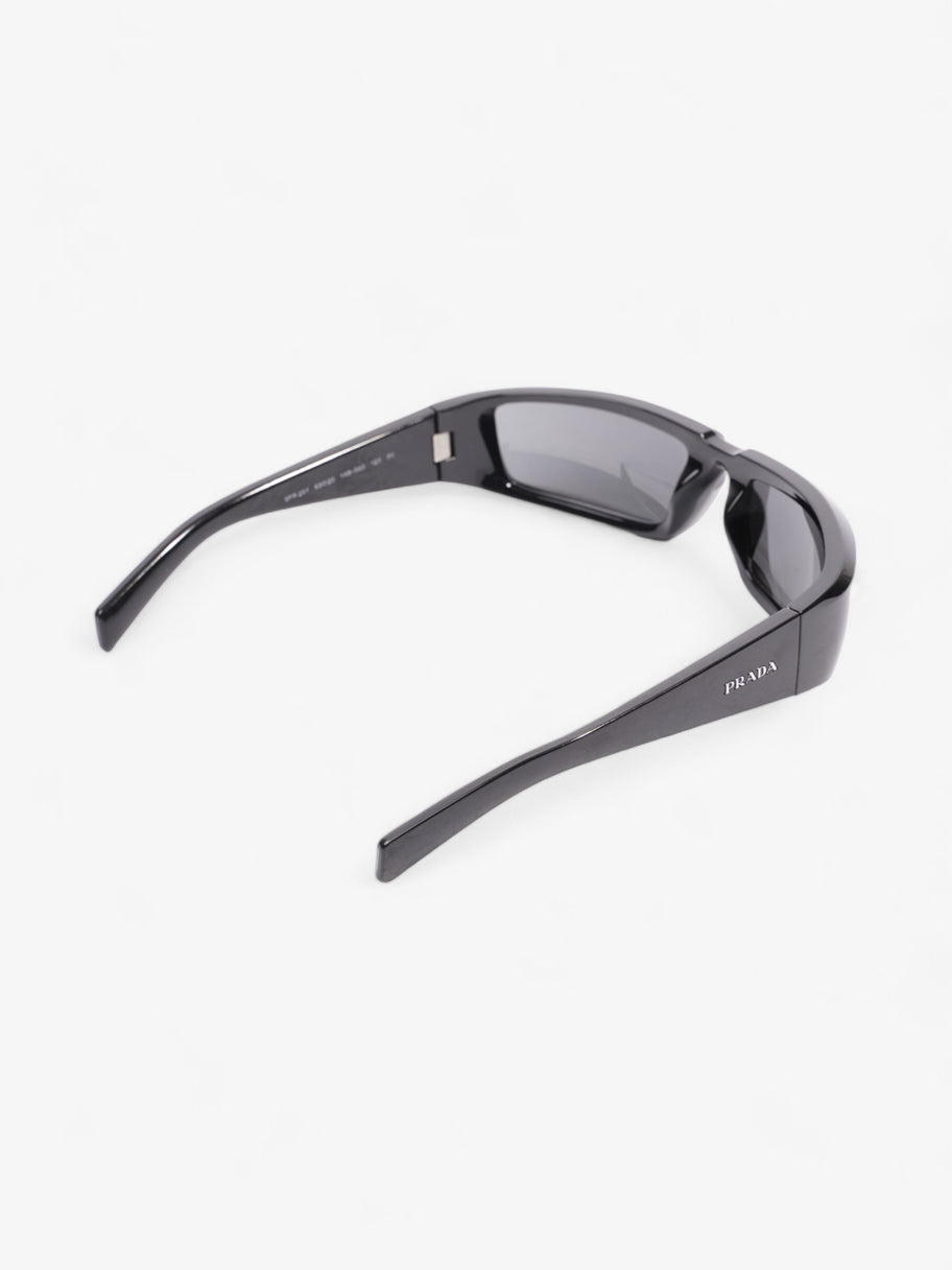 Prada Wrap Around Sunglasses Black Acetate 120mm Image 7