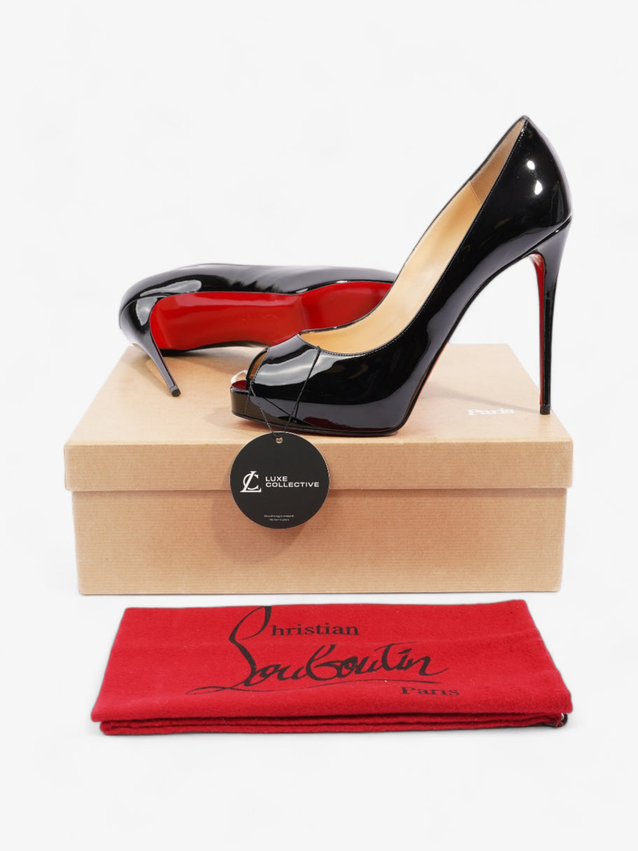 Christian Louboutin New Very Prive 120 Black Patent Leather EU 40 UK 7 Image 10