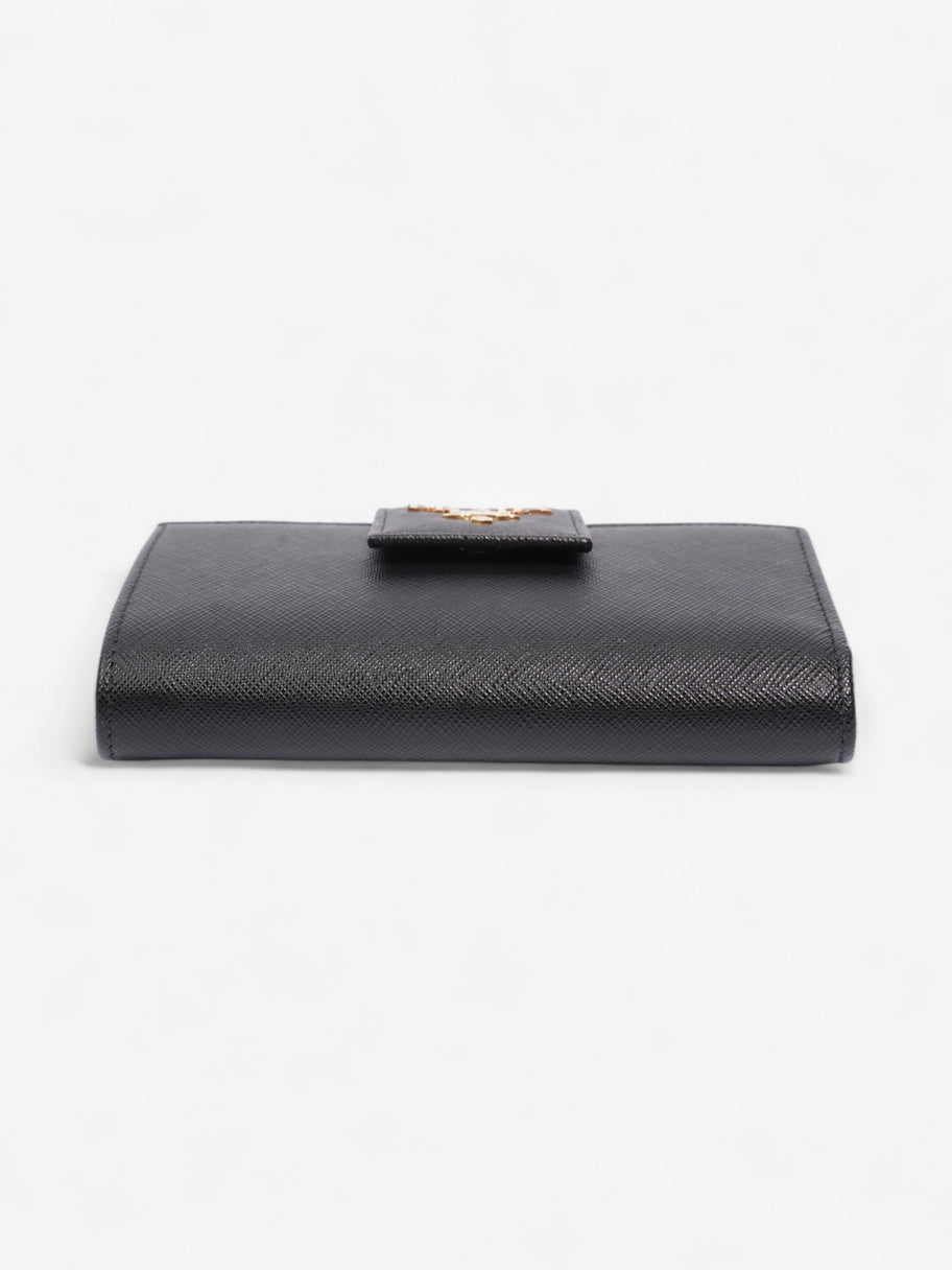 Prada Fold Up Wallet Black Saffiano Leather Image 5