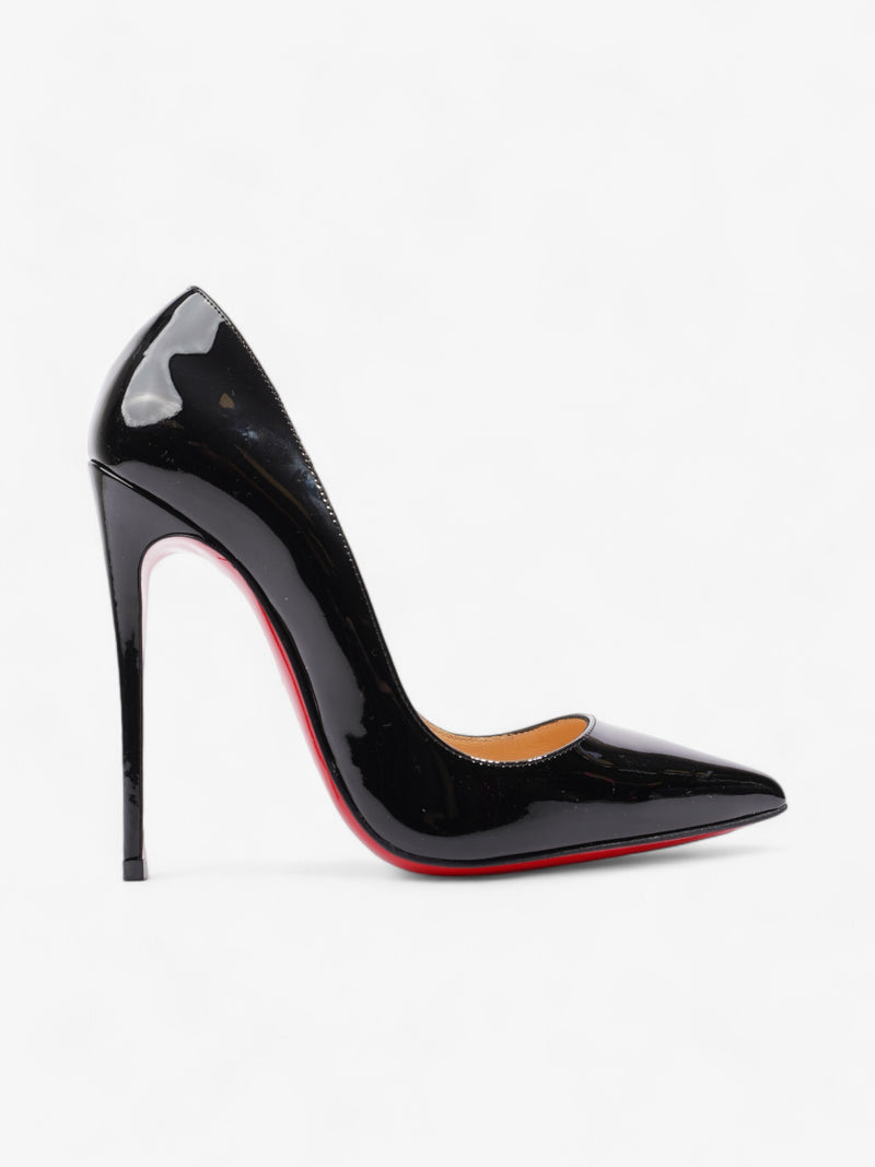  Christian Louboutin So Kate 120mm Black Patent Leather EU 37 UK 4