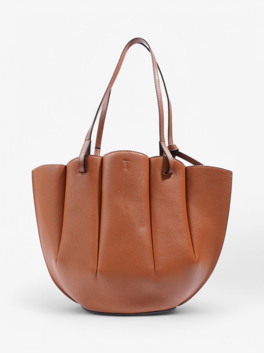 Loewe Shell Bag Brown Leather Image 4