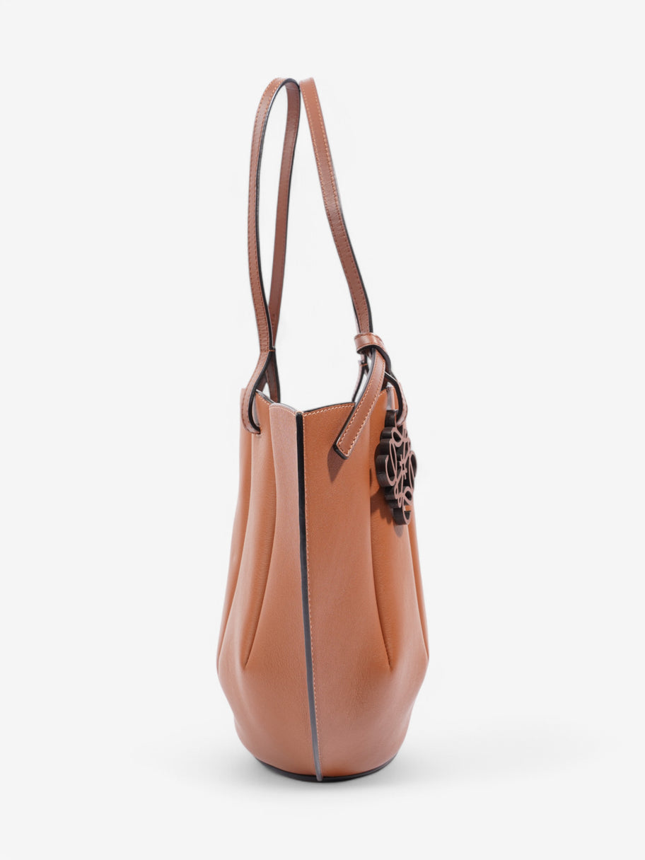 Loewe Shell Bag Brown Leather Image 5