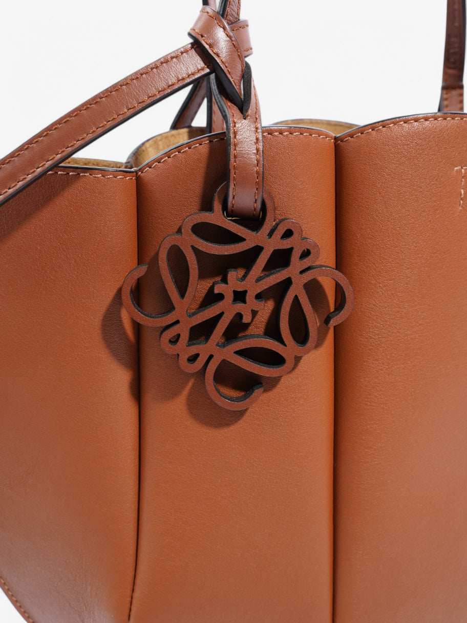 Loewe Shell Bag Brown Leather Image 7