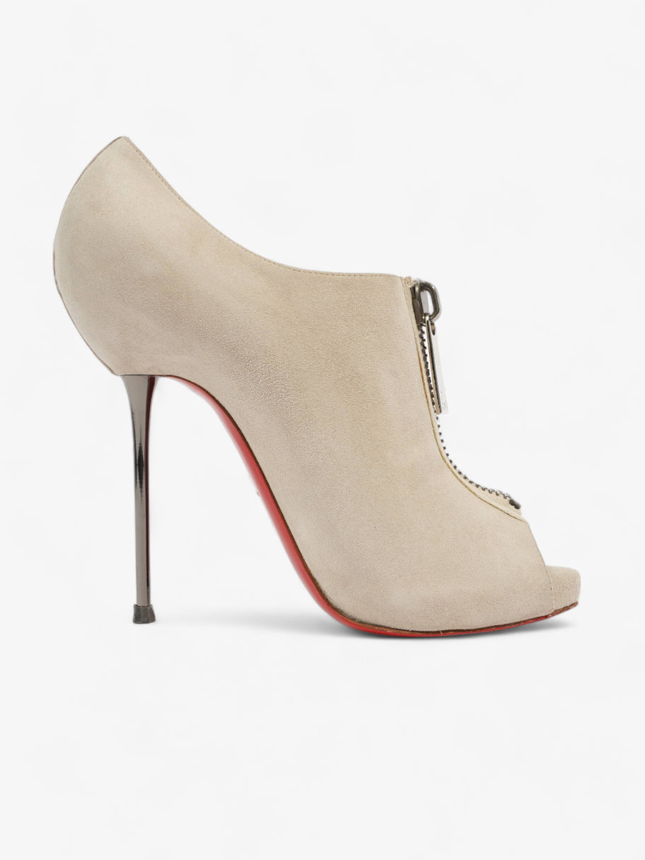 Christian Louboutin Zipito 120 Grey Suede EU 39 UK 6 Image 4