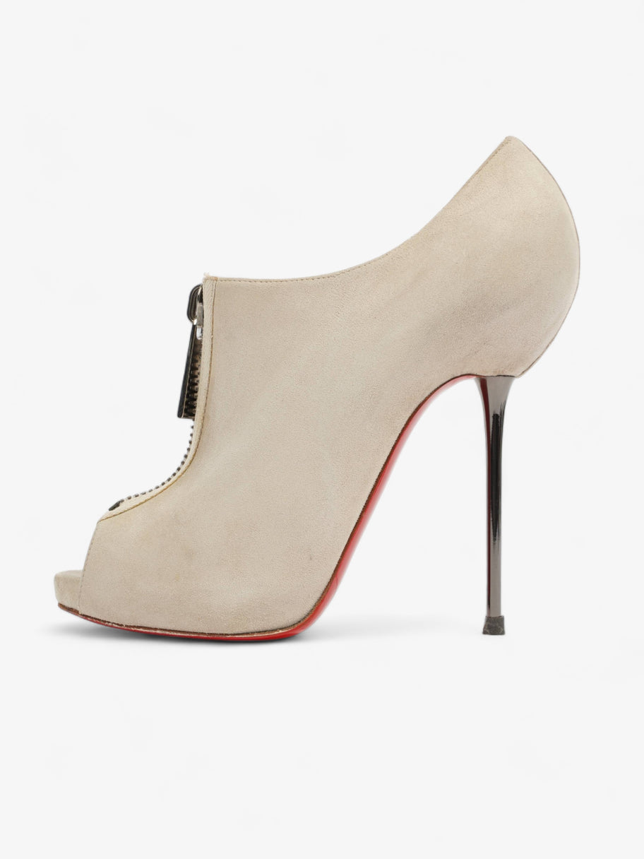 Christian Louboutin Zipito 120 Grey Suede EU 39 UK 6 Image 5