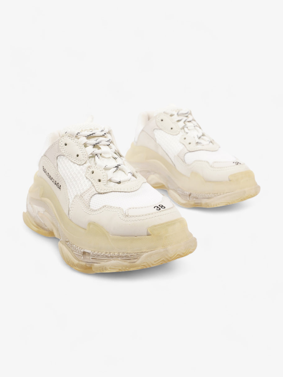 Triple S Clear Sole White Mesh EU 38 UK 5 Image 2