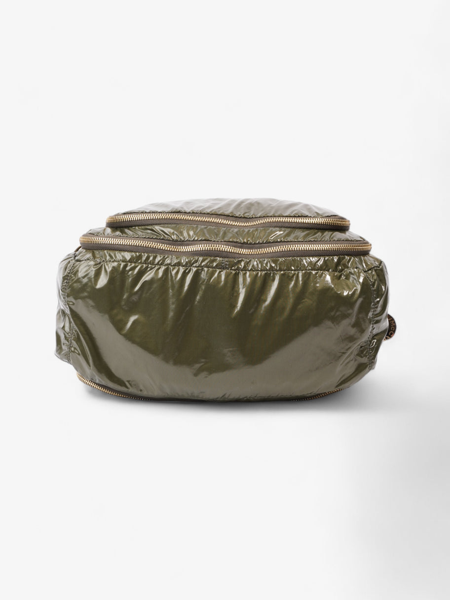 Stella McCartney Nirvana Bowling Bag Khaki Nylon Image 6