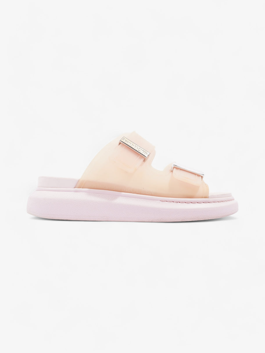 Alexander McQueen Hybrid Buckle Slides Pink Rubber EU 36 UK 3 Image 1