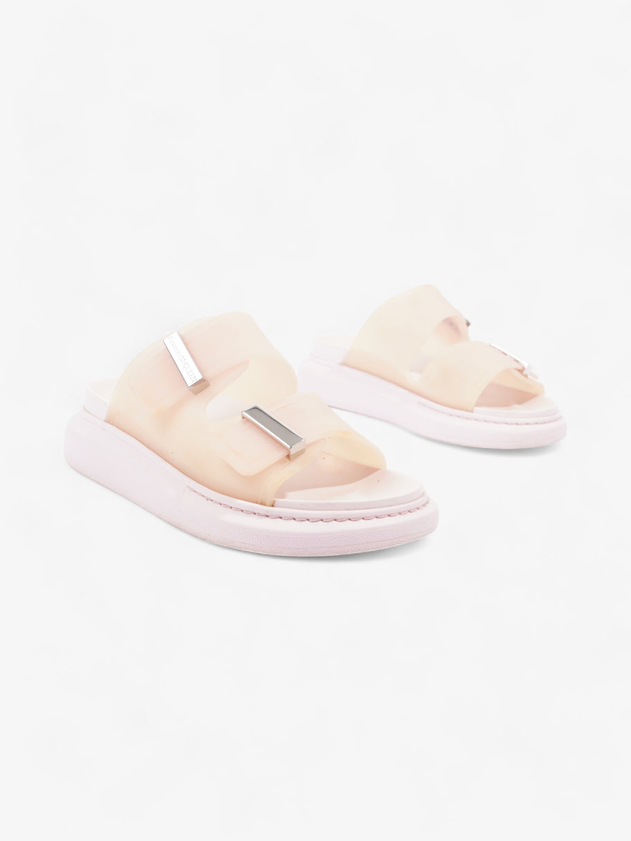 Alexander McQueen Hybrid Buckle Slides Pink Rubber EU 36 UK 3 Image 2