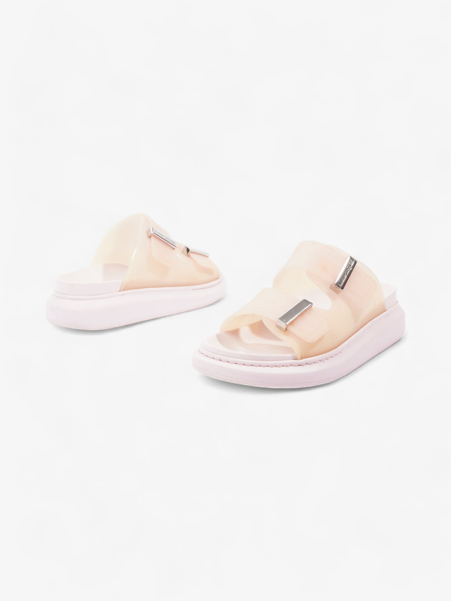 Alexander McQueen Hybrid Buckle Slides Pink Rubber EU 36 UK 3 Image 9