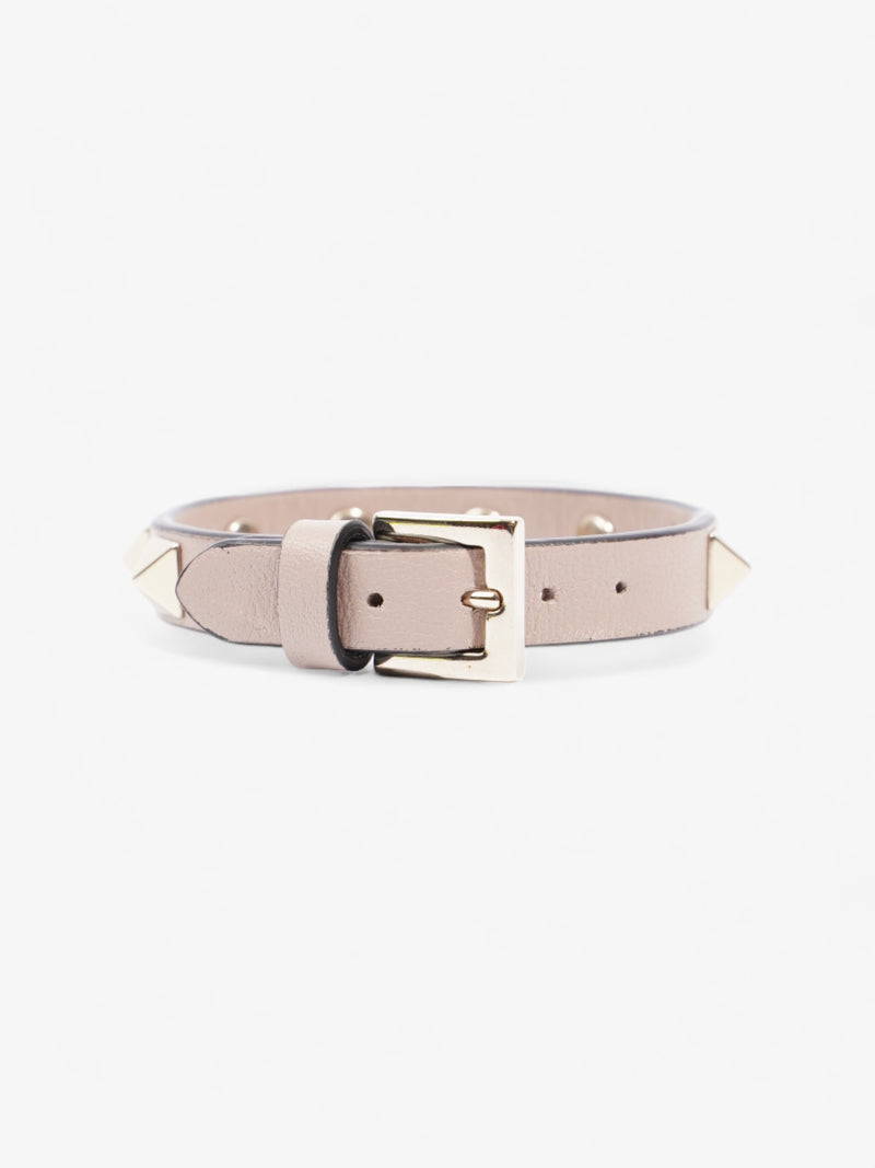  Rockstud Bracelet Dusty Pink Leather