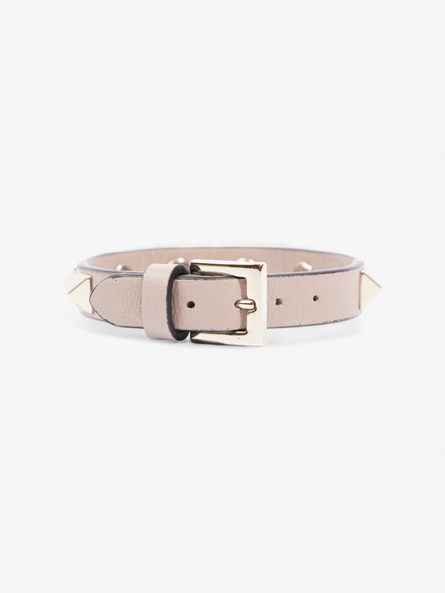 Rockstud Bracelet Dusty Pink Leather Image 1