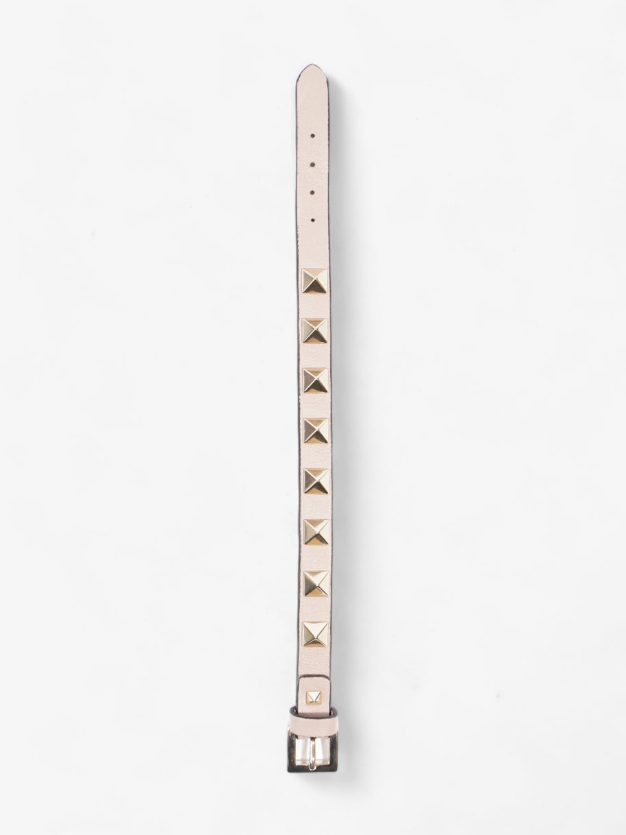 Rockstud Bracelet Dusty Pink Leather Image 3