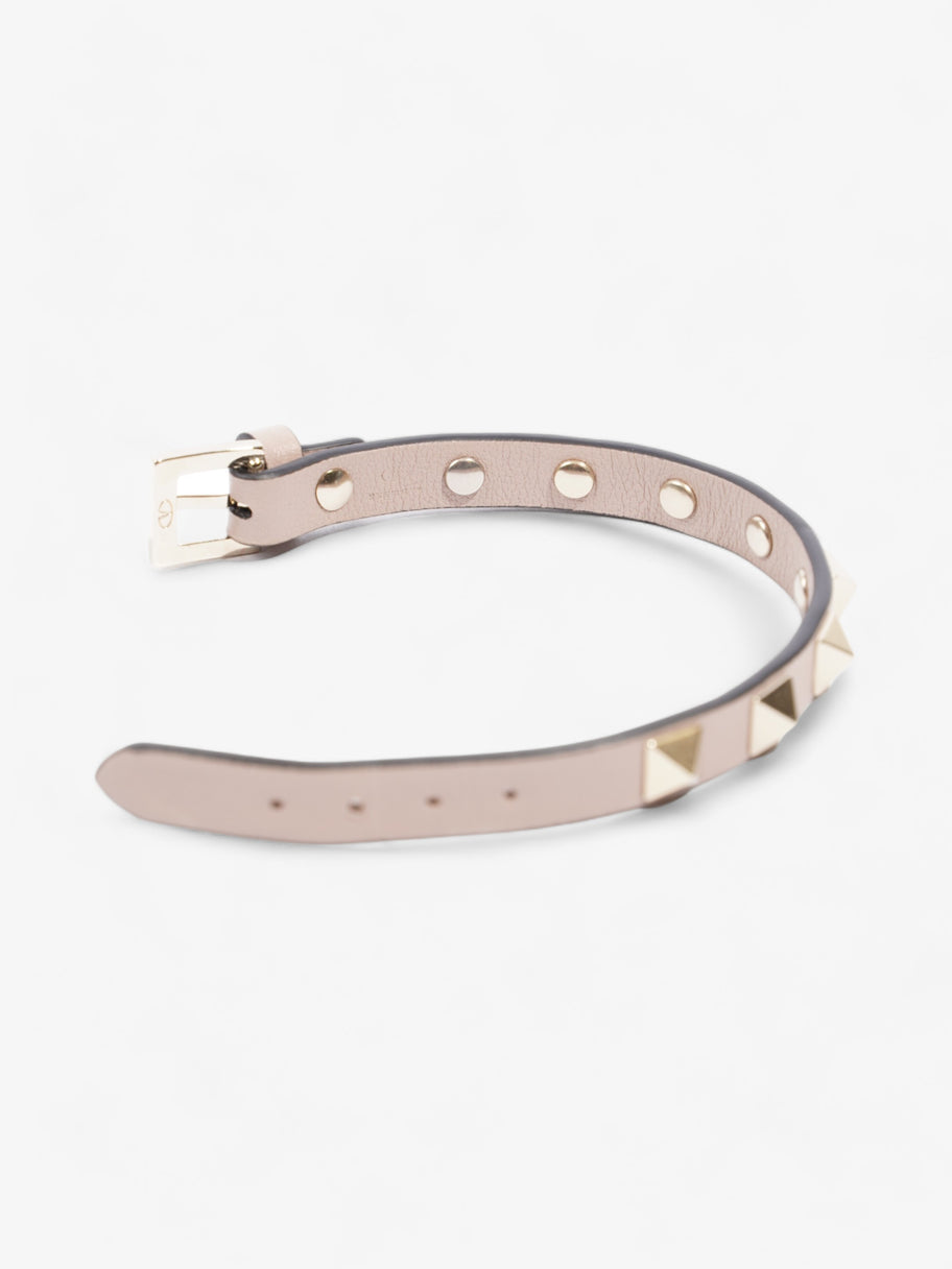 Rockstud Bracelet Dusty Pink Leather Image 4