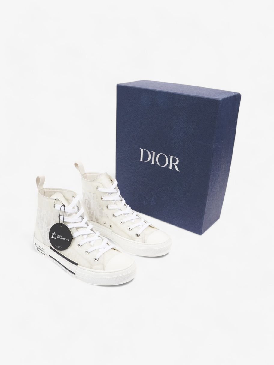 Christian Dior B23 High Top White Canvas EU 40 UK 7 Image 10