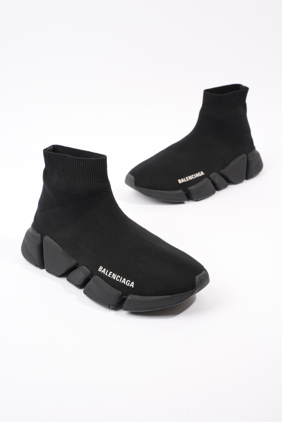 Balenciaga Speed 2.0 Sneakers Black Knit EU 37 UK 4 Image 9