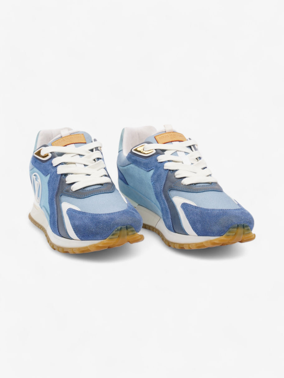 Louis Vuitton Run Away Blue / White / Navy Blue Suede EU 40 UK 6 Image 2