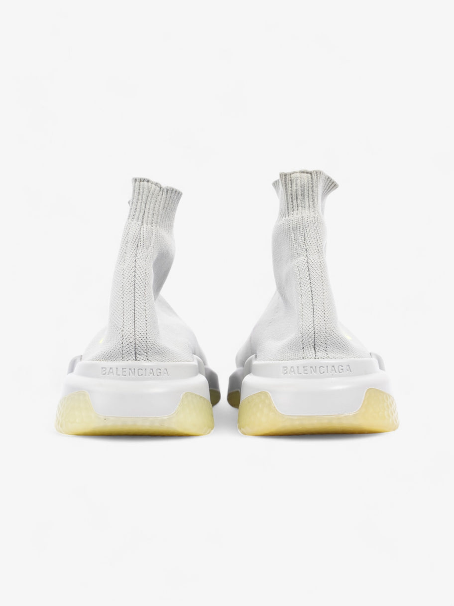 Balenciaga Speed Clear Sole Grey / Yellow Cotton EU 40 UK 7 Image 6