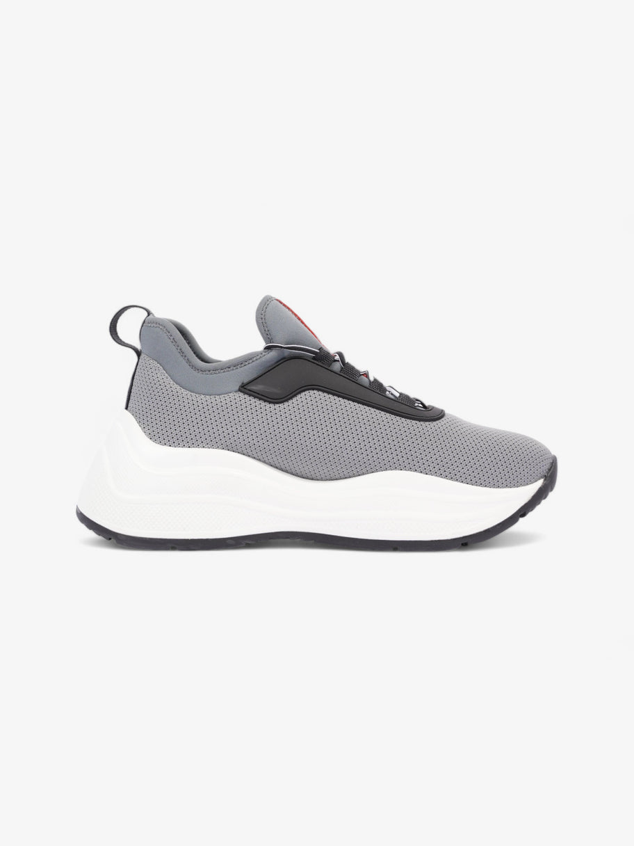 Prada Womens Neoprene Grey / White / Black EU 35 / UK 2 Image 4