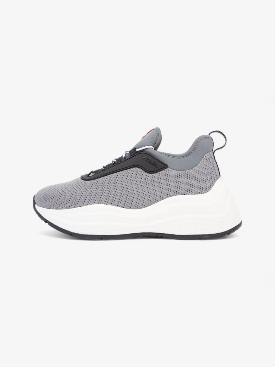 Prada Womens Neoprene Grey / White / Black EU 35 / UK 2 Image 5