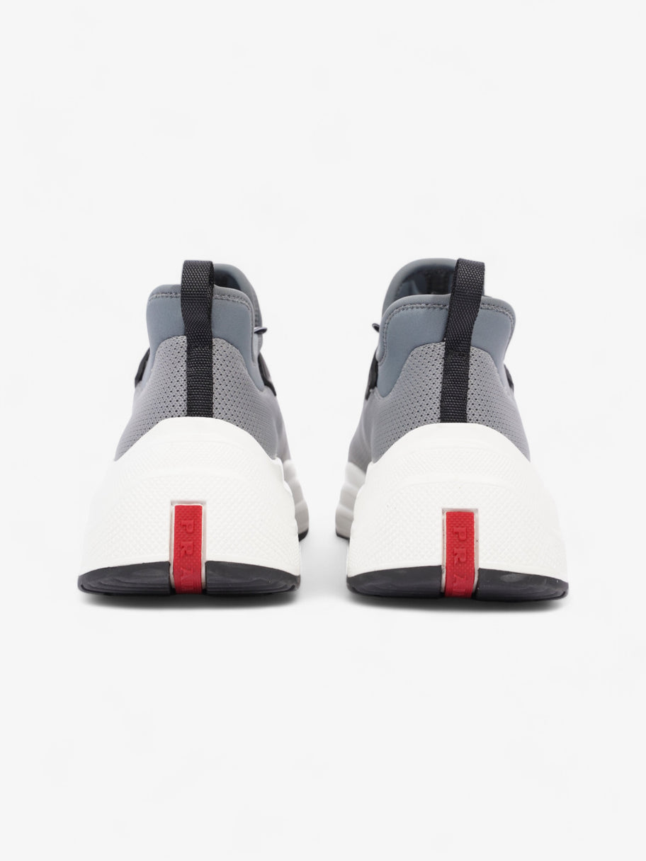 Prada Womens Neoprene Grey / White / Black EU 35 / UK 2 Image 6