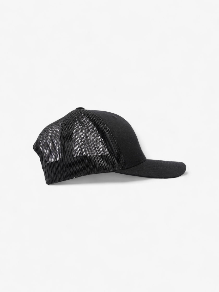 Knockoff Luxury Logo Trucker Cap Black / White Image 2